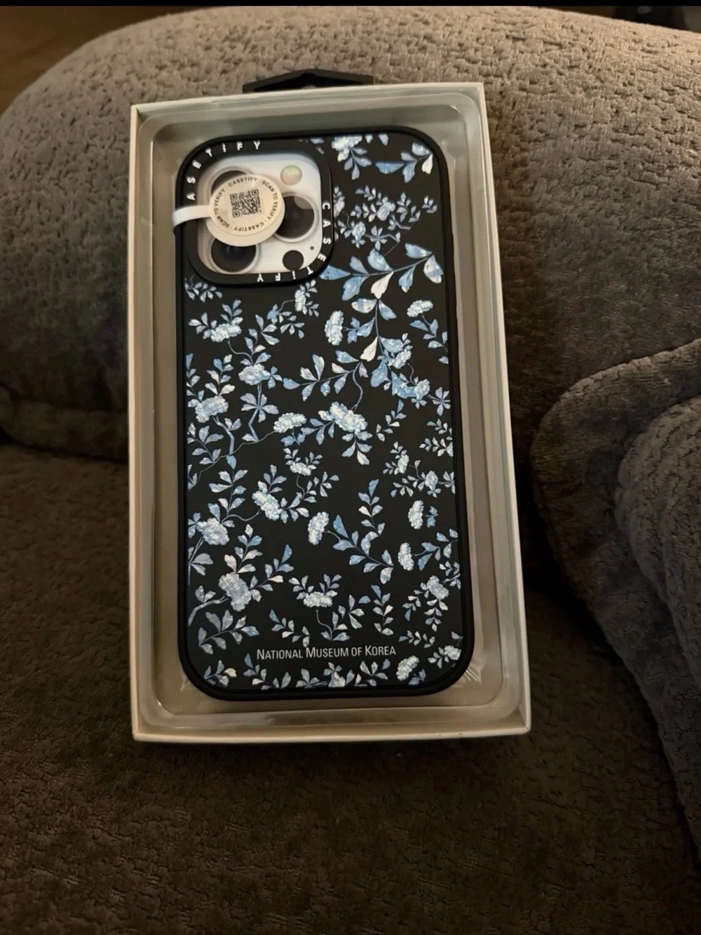 CASETiFY Blue Floral Botanical Phone Case iPhone 16 Pro Max